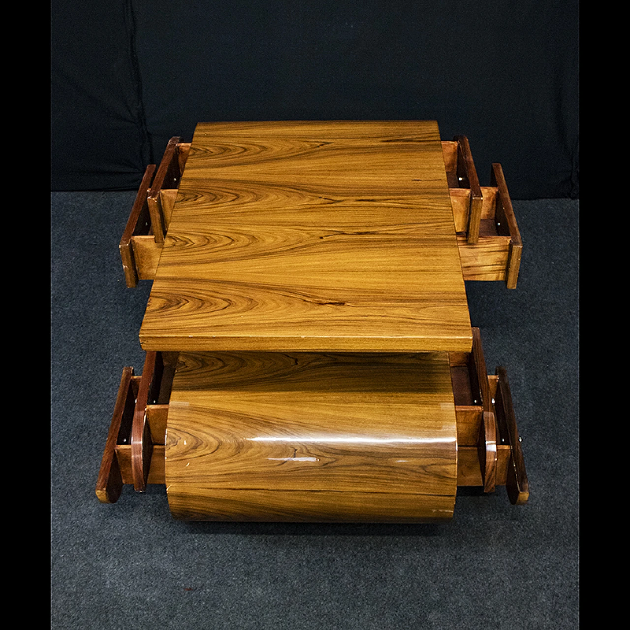 Double-sided art deco style coffee table 7