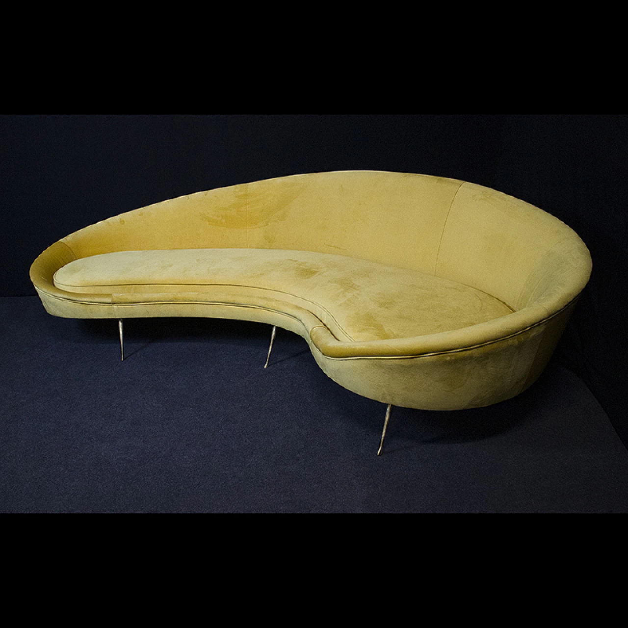 Yellow sofa Munari style, '90s 6