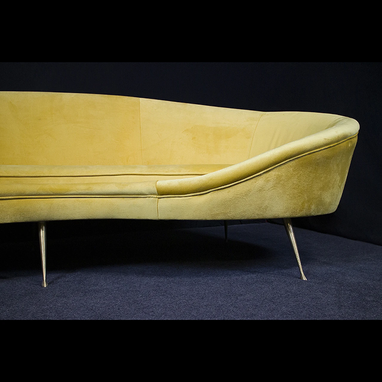 Yellow sofa Munari style, '90s 8