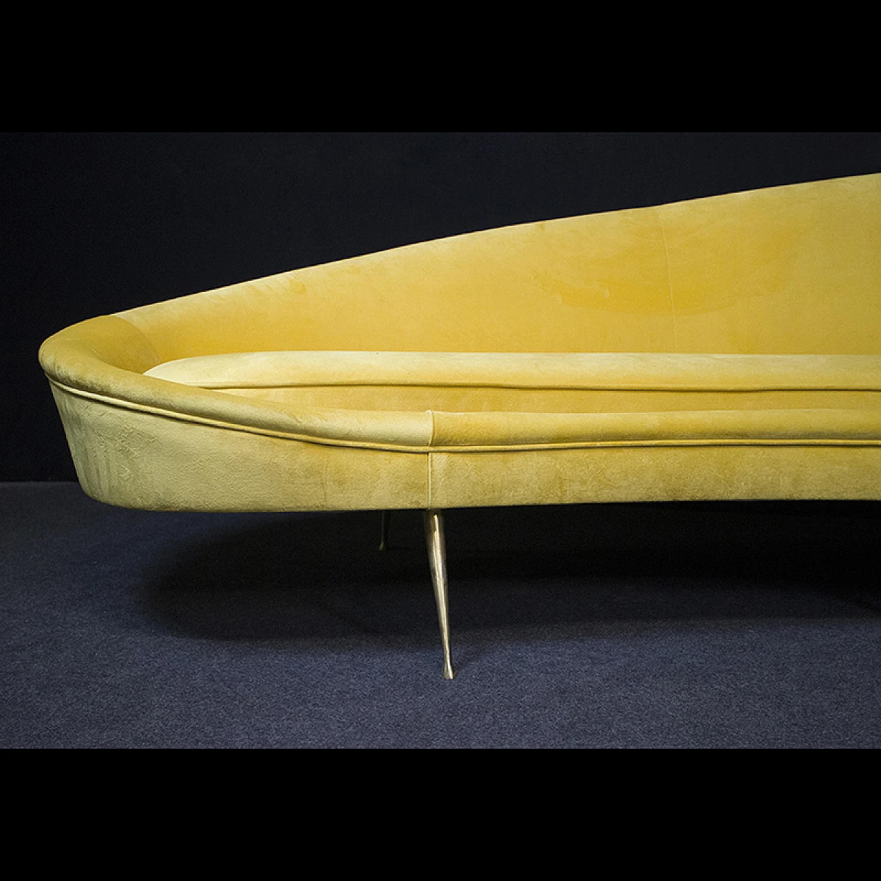 Yellow sofa Munari style, '90s 9