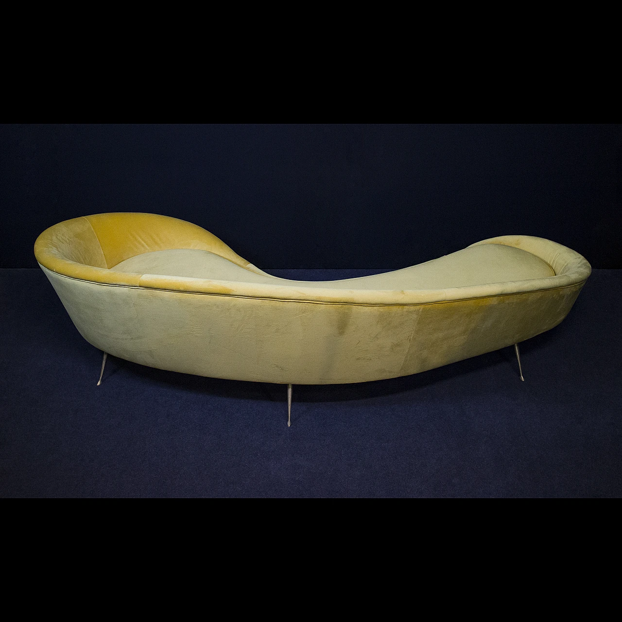 Yellow sofa Munari style, '90s 10