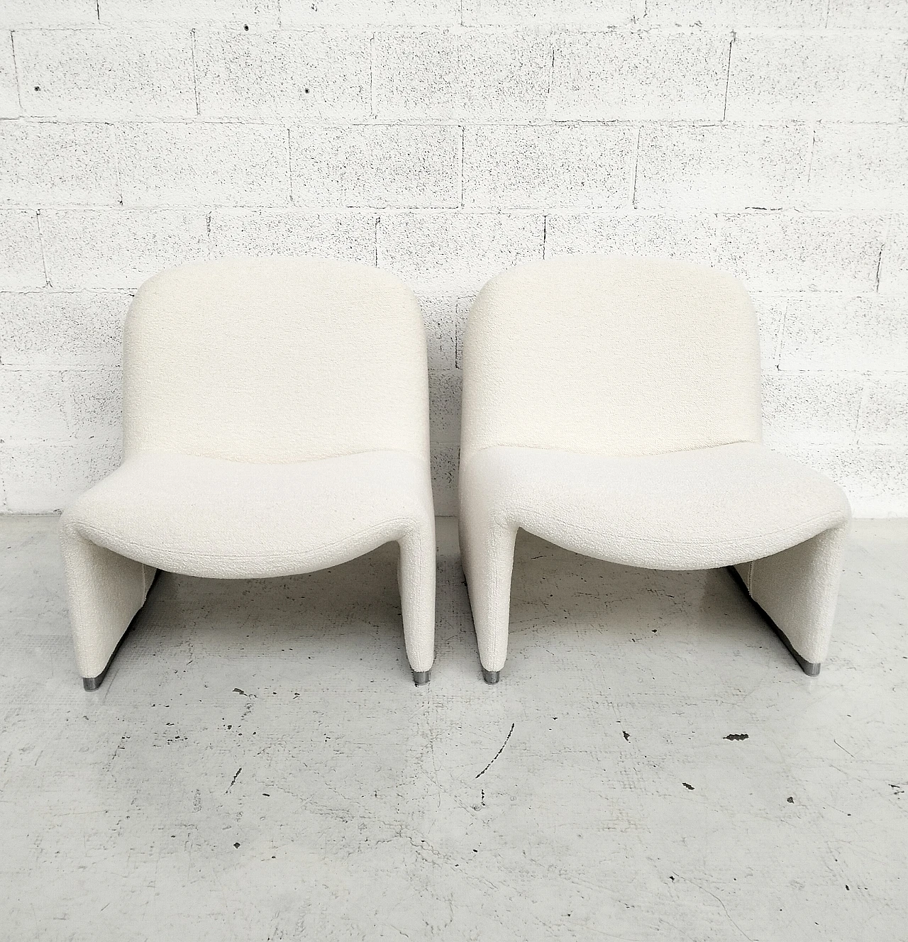 Pair of Alky chairs by Giancarlo Piretti for Anonima Castelli 70s 3