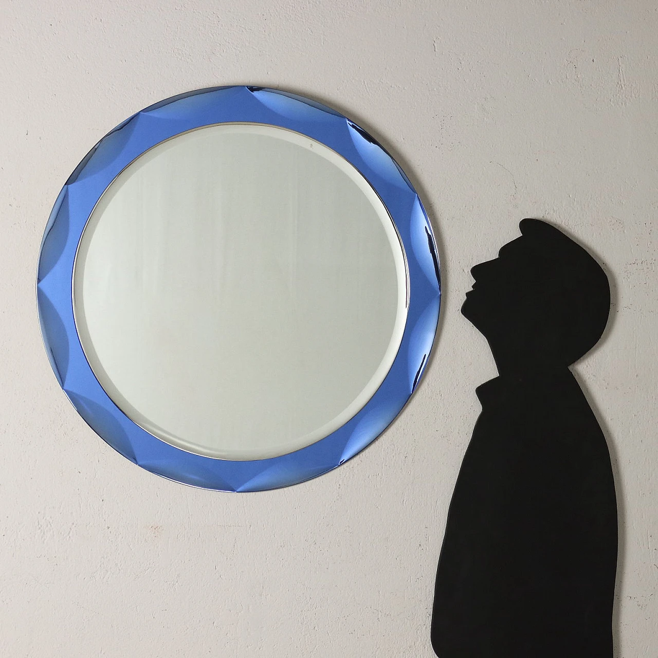 Metalvetro Galvorame from Siena mirror, 1960s 2