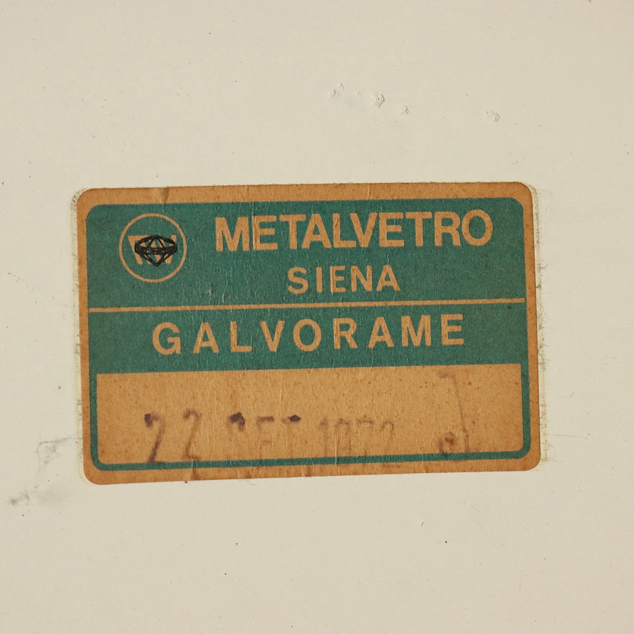 Specchio di Metalvetro Galvorame di Siena, anni '60 10