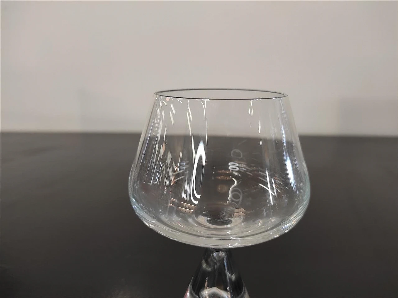 28 Holmegaard Crystal Princess glasses, 1970s 13