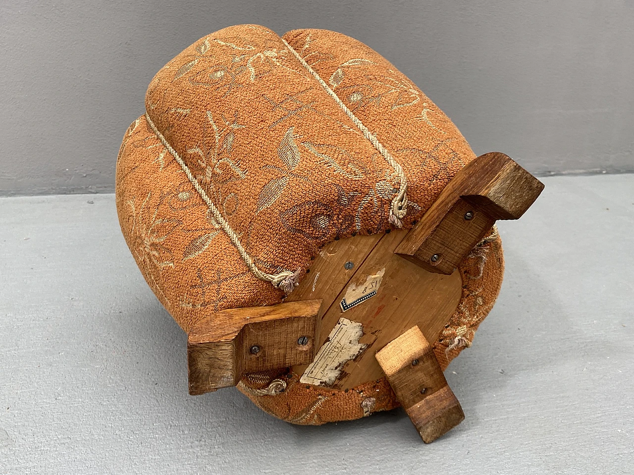 Footstool by Jindřich Halabala, 1950s 15