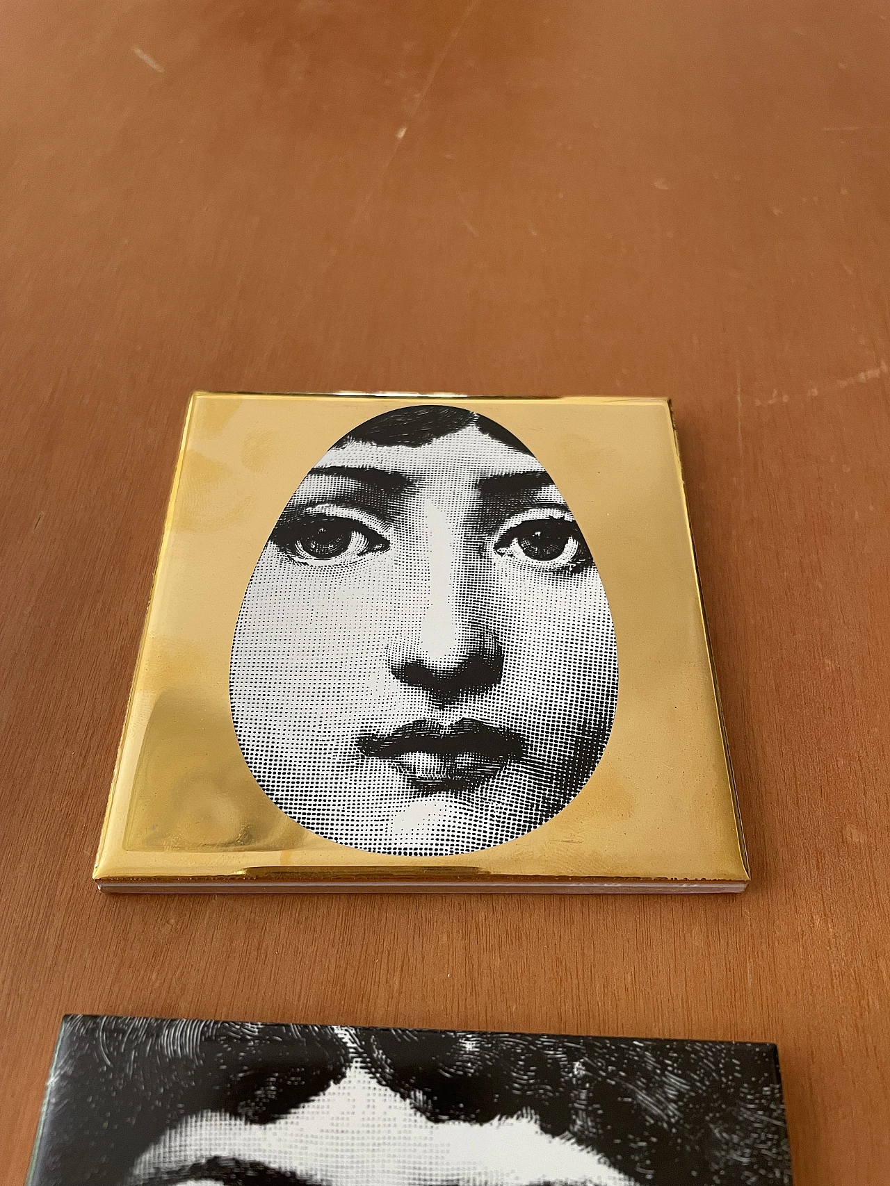 Pair of tiles by Ceramiche Bardelli for Fornasetti 4