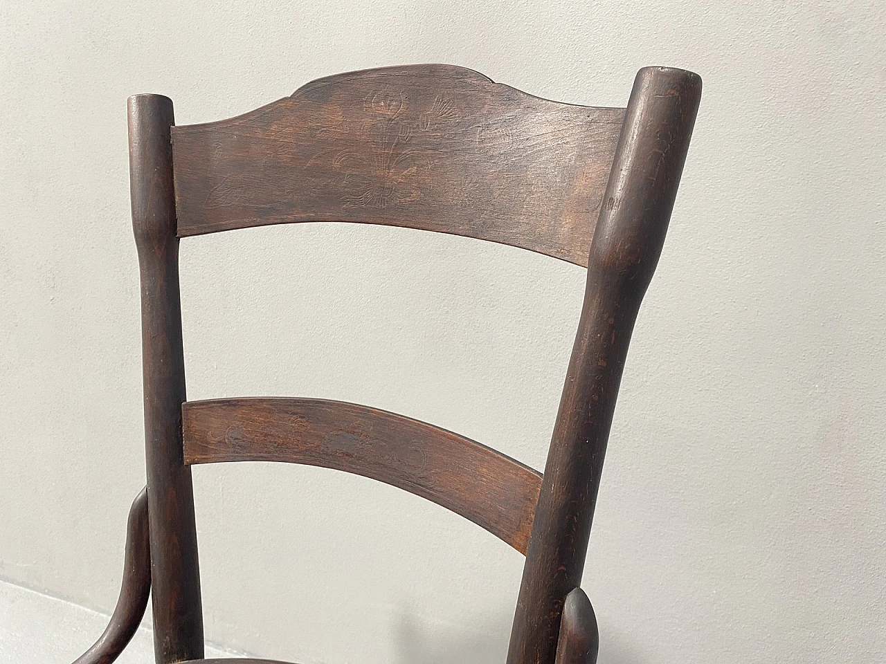 Sedia da bistrot Thonet in legno, anni '30 5