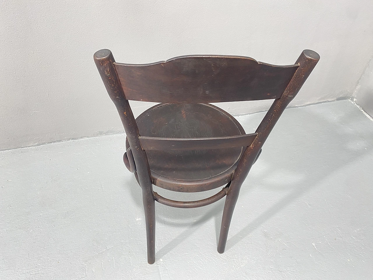 Sedia da bistrot Thonet in legno, anni '30 6