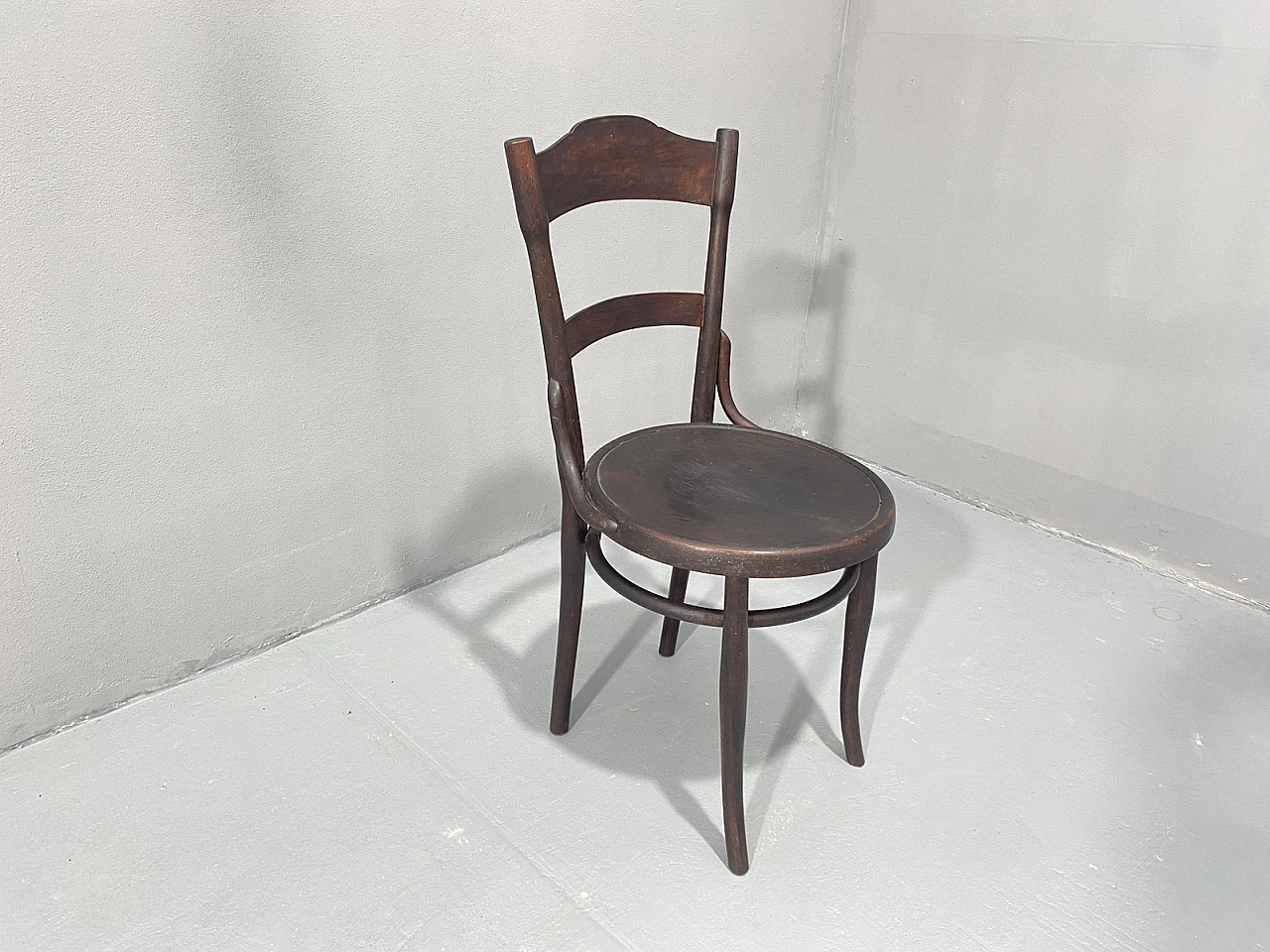 Sedia da bistrot Thonet in legno, anni '30 7