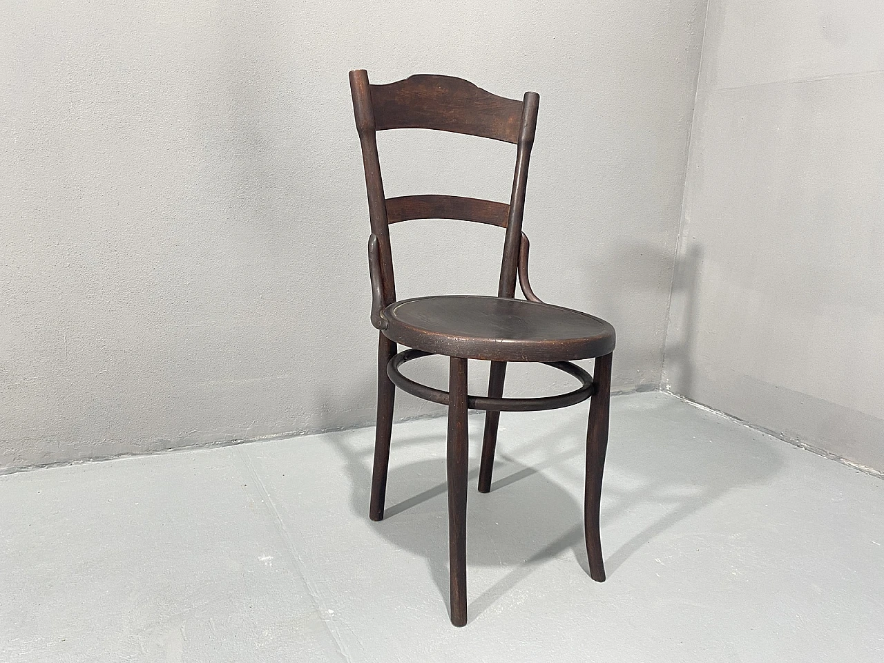 Sedia da bistrot Thonet in legno, anni '30 8