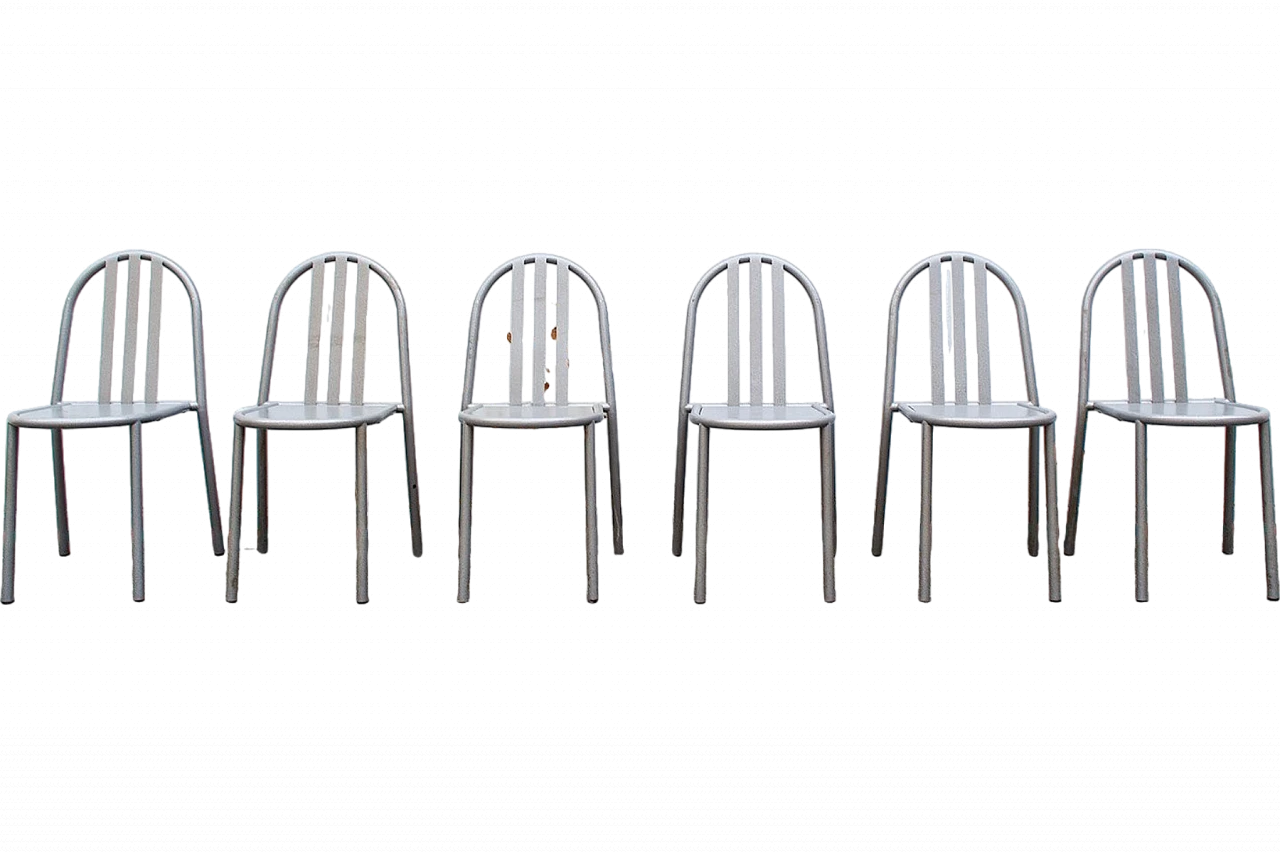 6 chairs N. 222 by Robert Mallet-Stevens for Pallucco Italia, 1982 11