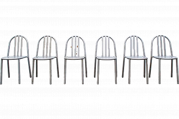 6 chairs N. 222 by Robert Mallet-Stevens for Pallucco Italia, 1982