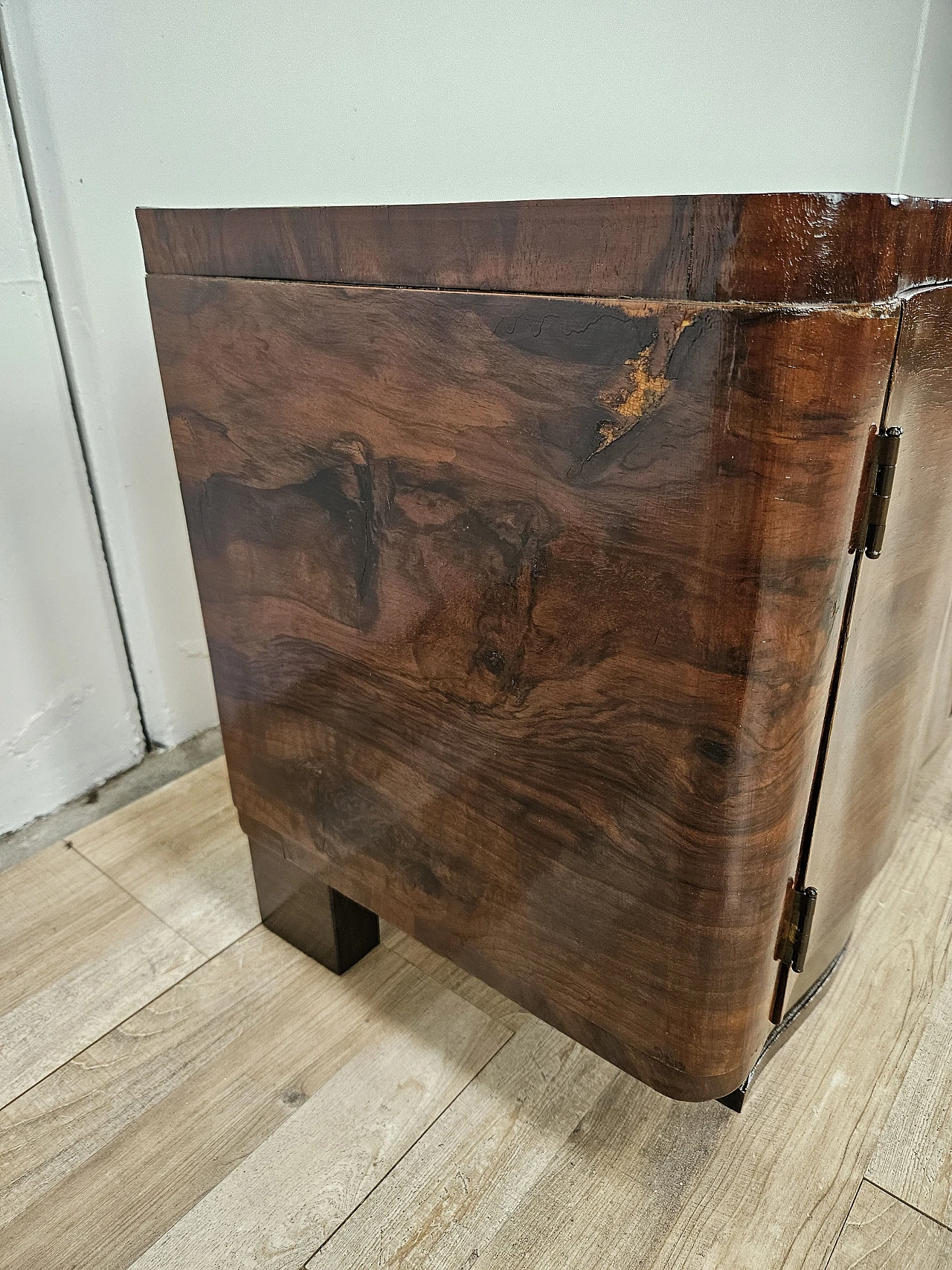 Art Deco mahogany briar sideboard 4