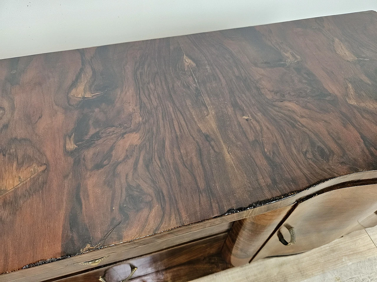 Art Deco mahogany briar sideboard 10