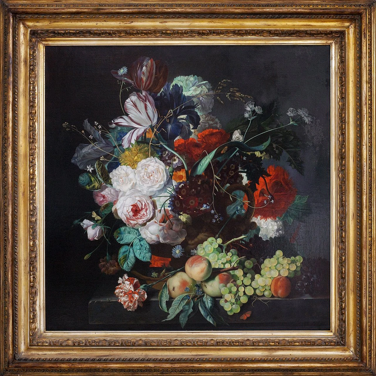 Flowers by Angelo Granati, oil on canvas, 2000s 1