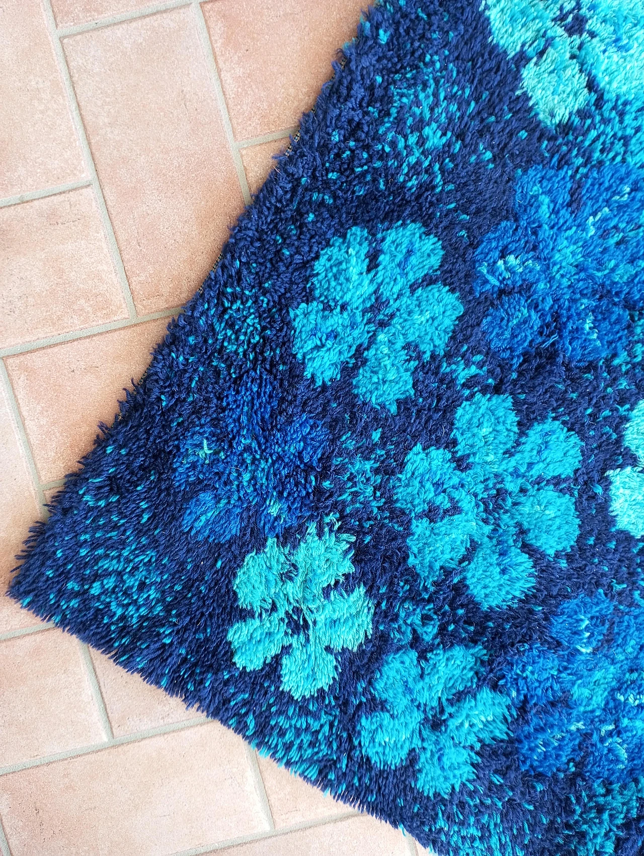 Danish wool rug from the 1970s 10