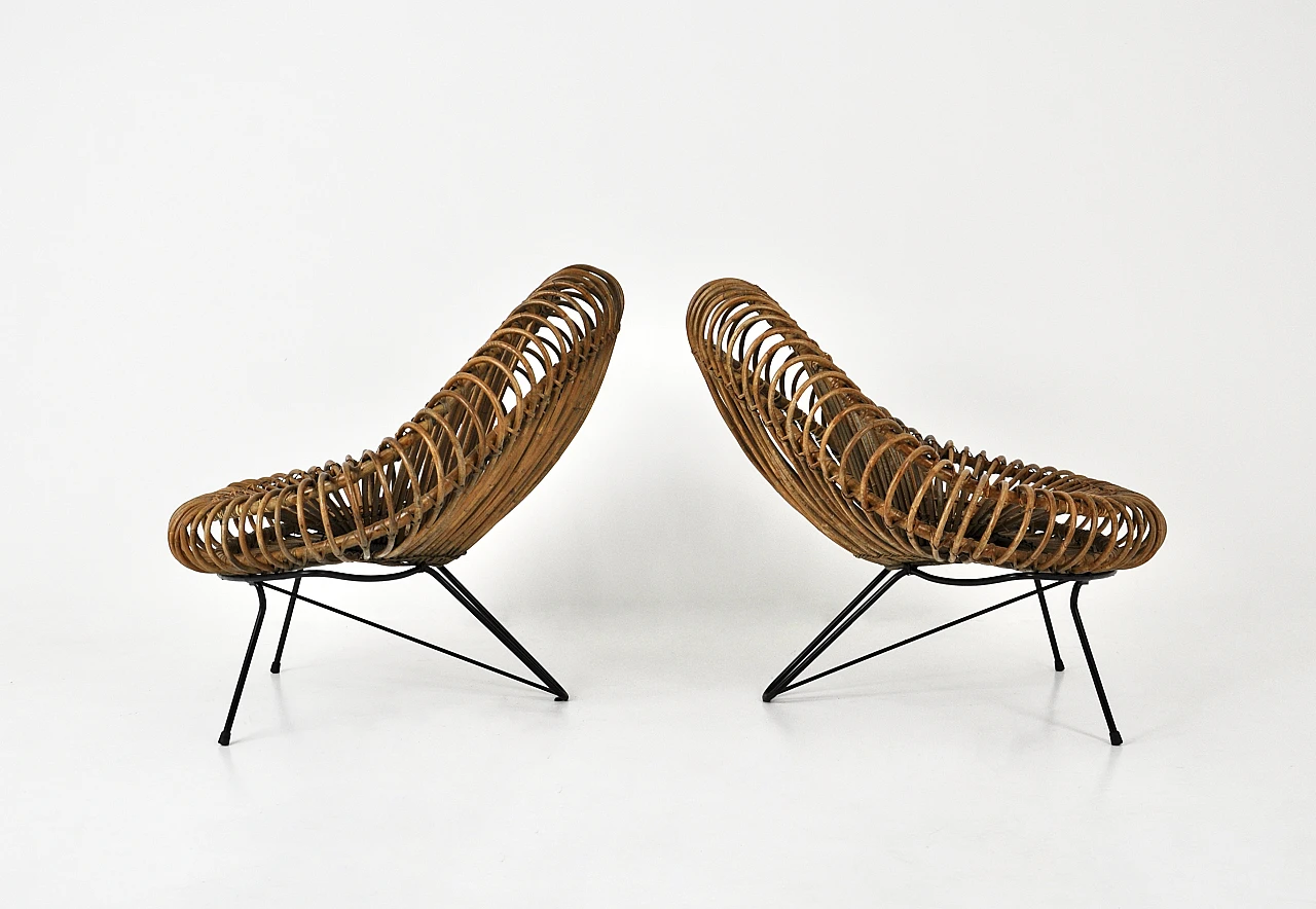 Lounge chairs by Janine Abraham & Dirk Jan Rol for Rougier, 1950s 4