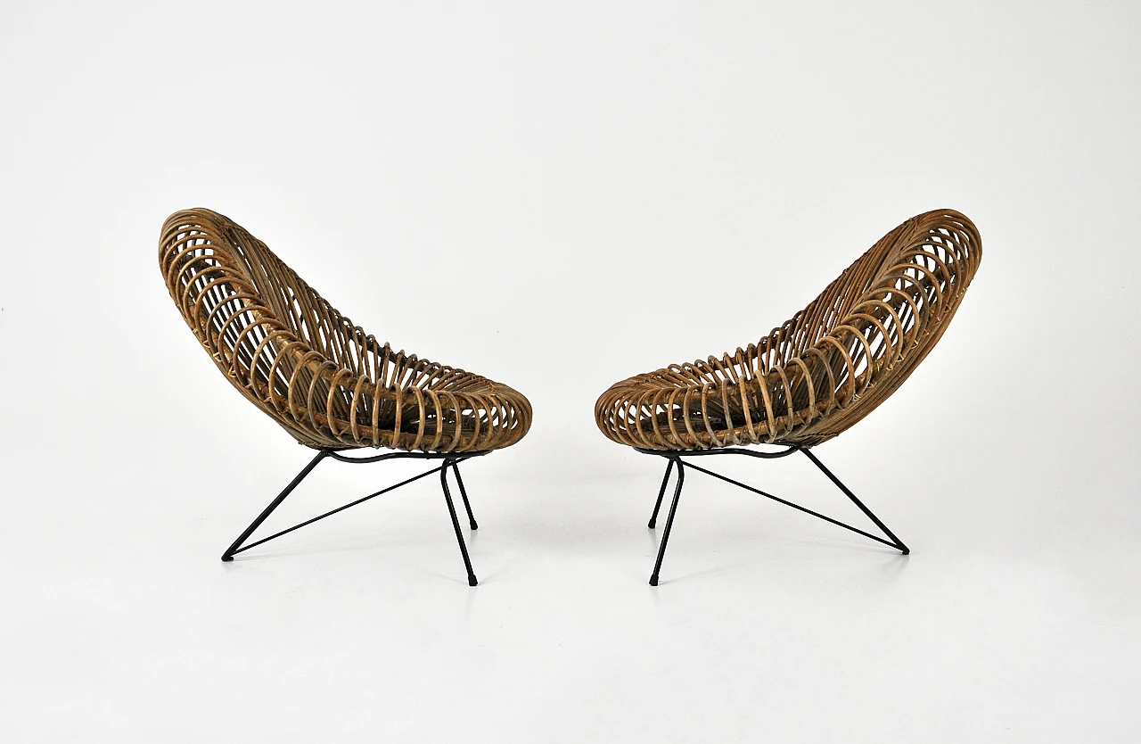 Lounge chairs by Janine Abraham & Dirk Jan Rol for Rougier, 1950s 6