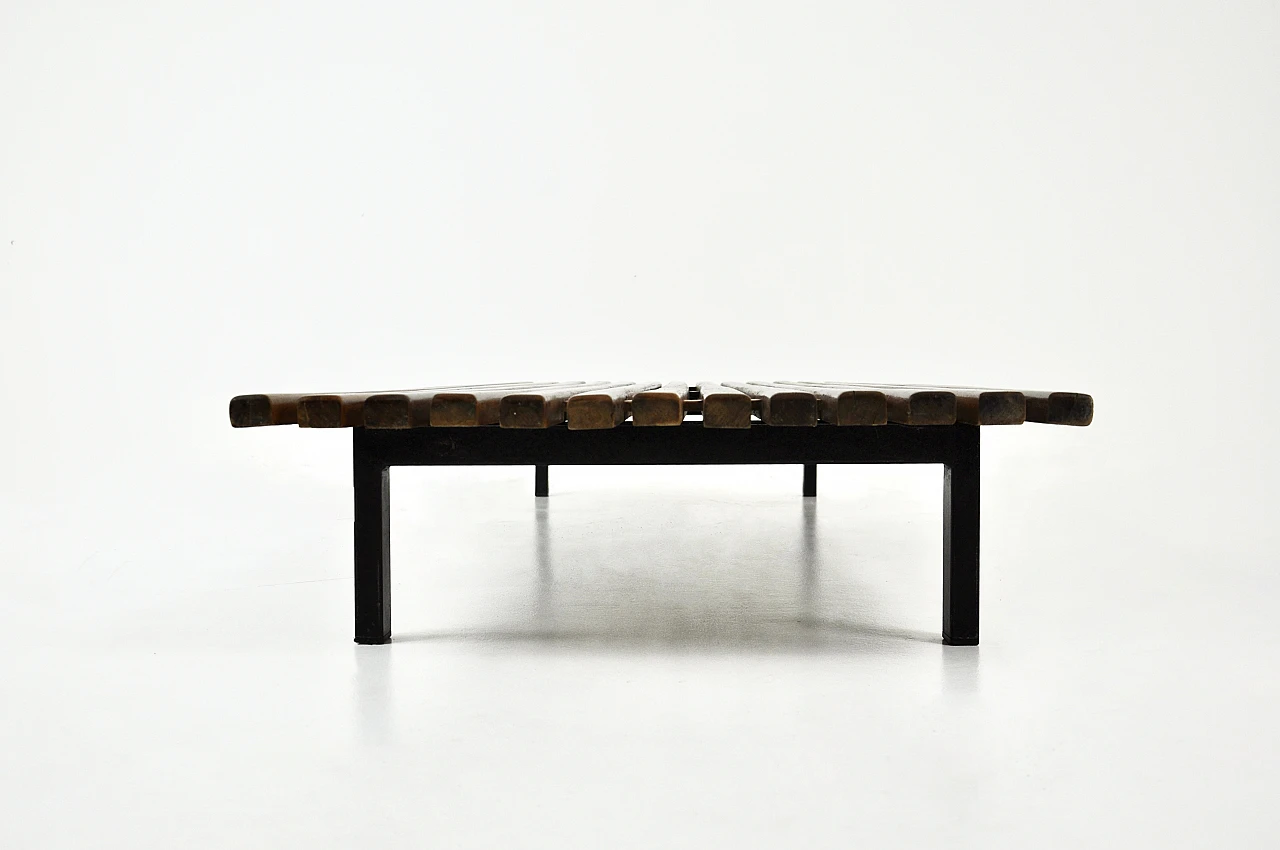 Cansado bench by Charlotte Perriand for Steph Simon, 1950s 4