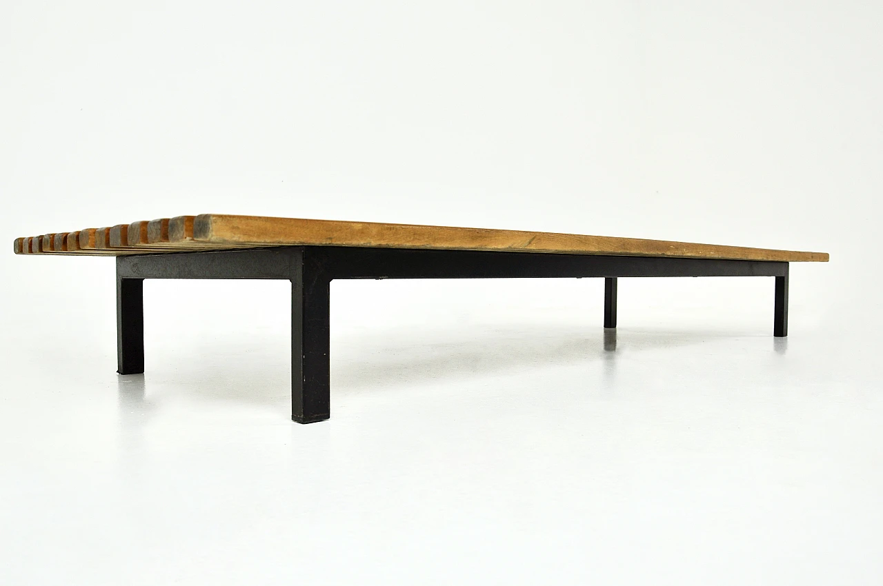 Cansado bench by Charlotte Perriand for Steph Simon, 1950s 8