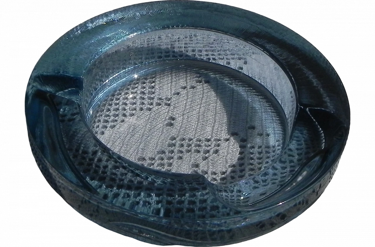 Glass ashtray by Fabio Frontini for Arnolfo di Cambio, 1970s 10