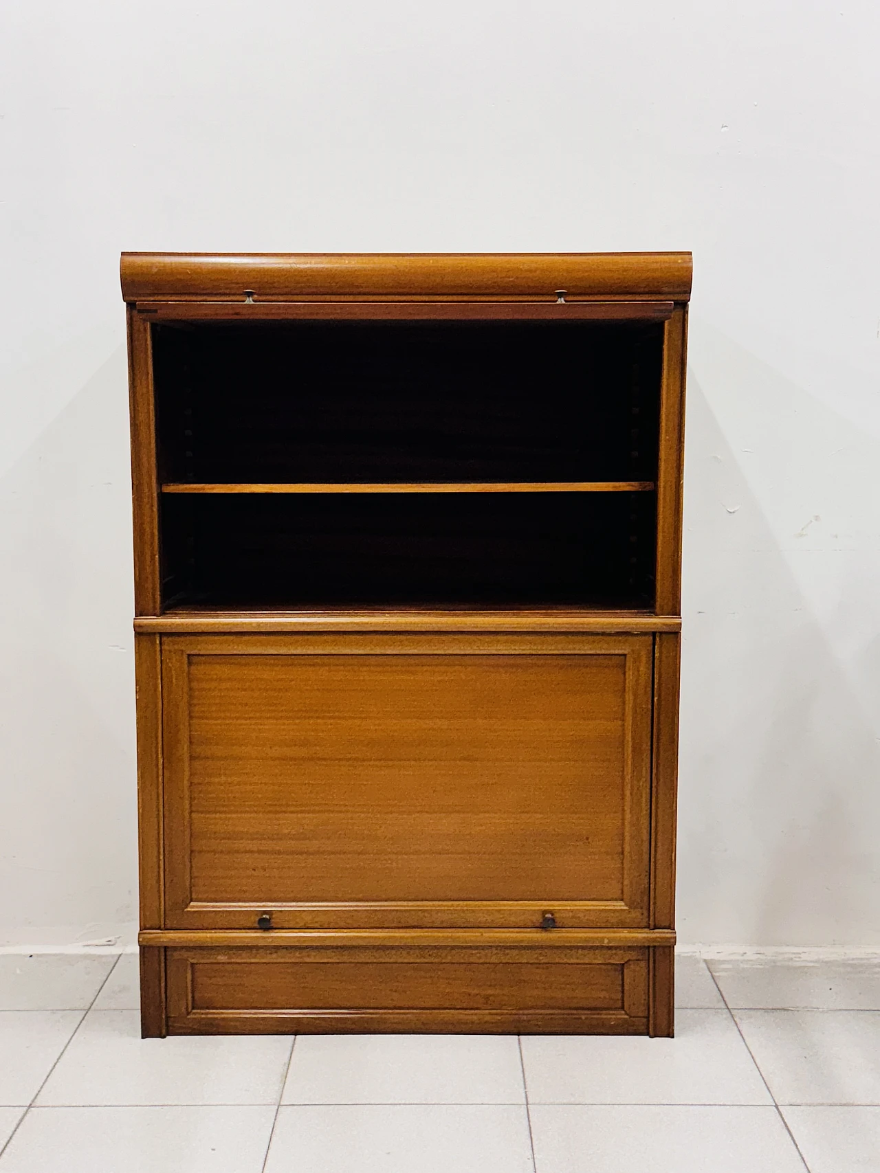 Globe stackable French bookcase in mahogany, 1940s-50s 5