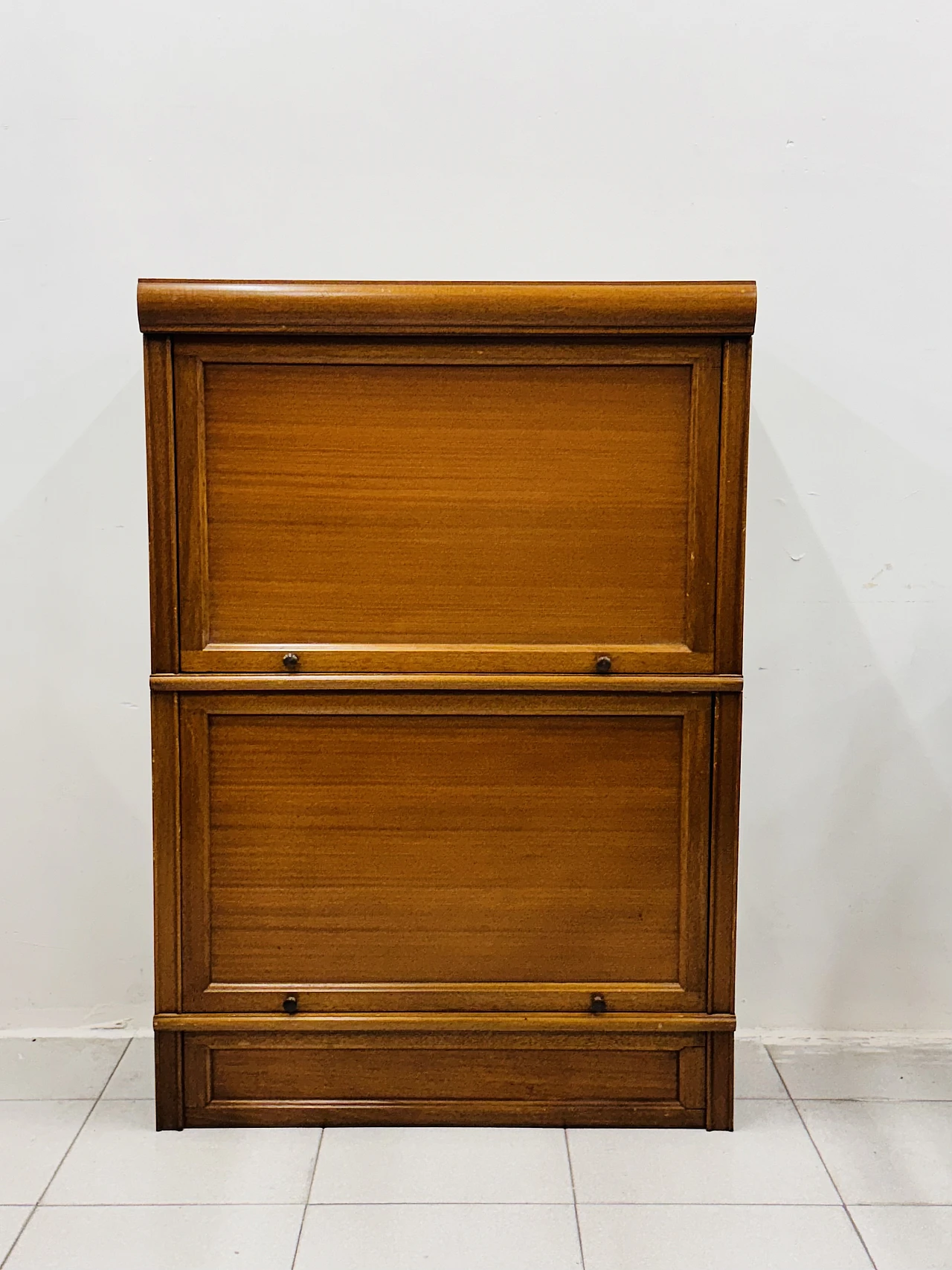 Globe stackable French bookcase in mahogany, 1940s-50s 6