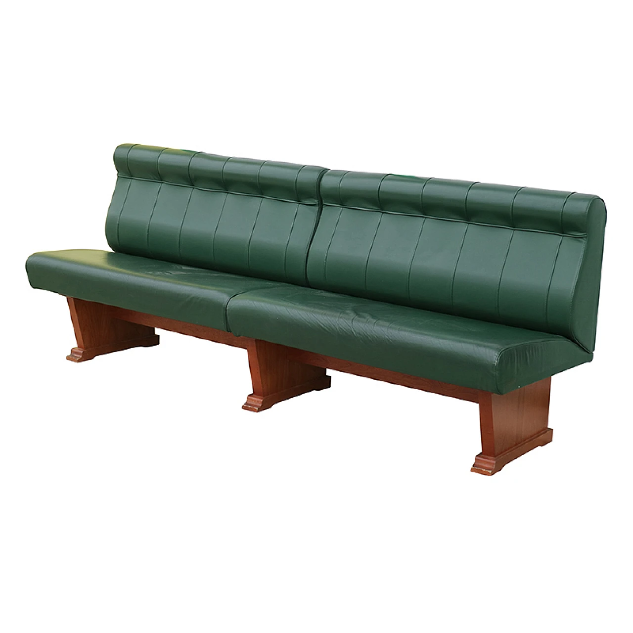 Leather wall bench 3