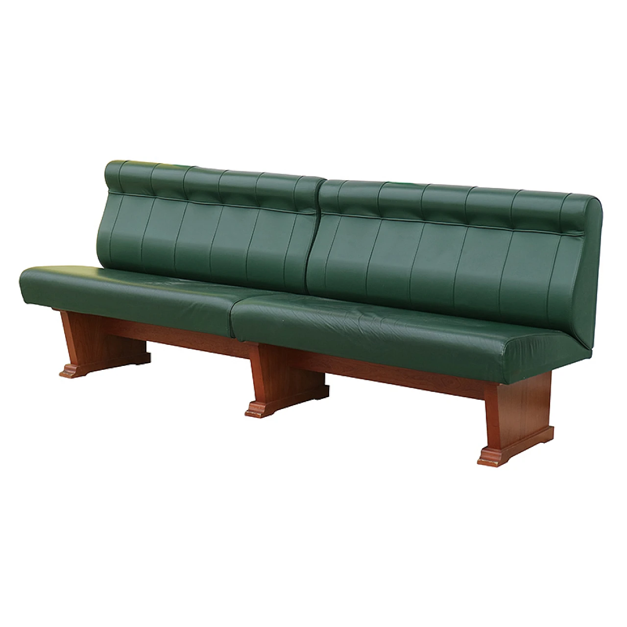 Leather wall bench 4