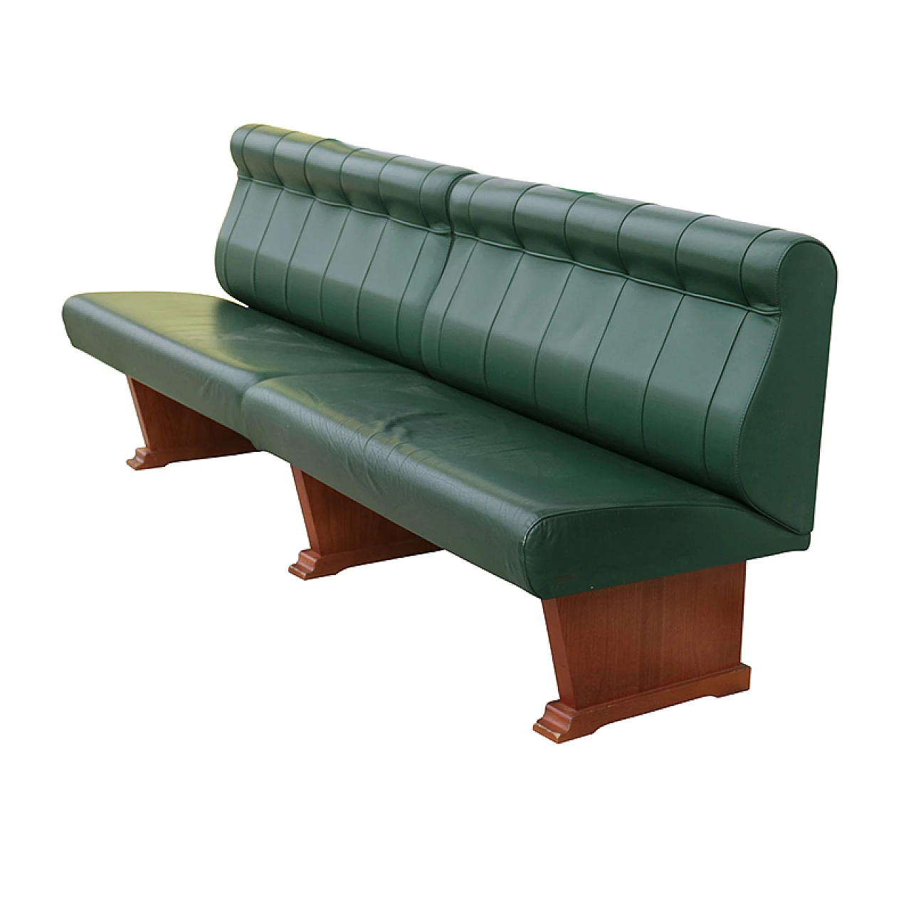 Leather wall bench 5