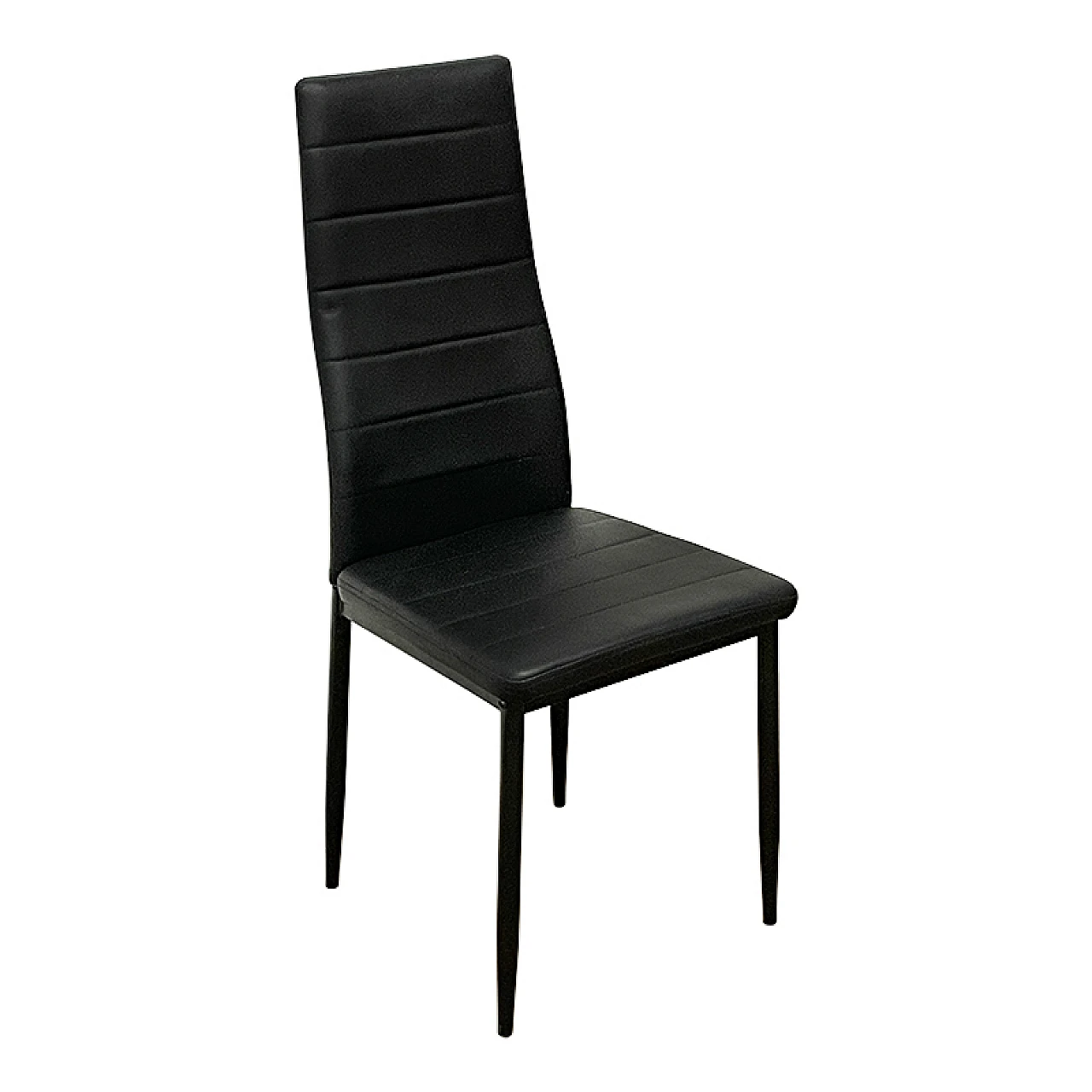 Black leather chairs 5