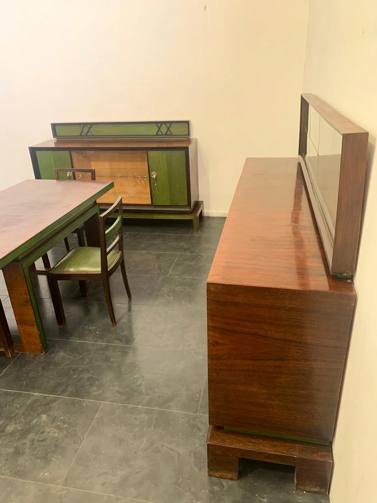 Complete rationalist dining room attributed to Giuseppe Terragni, 1930 4