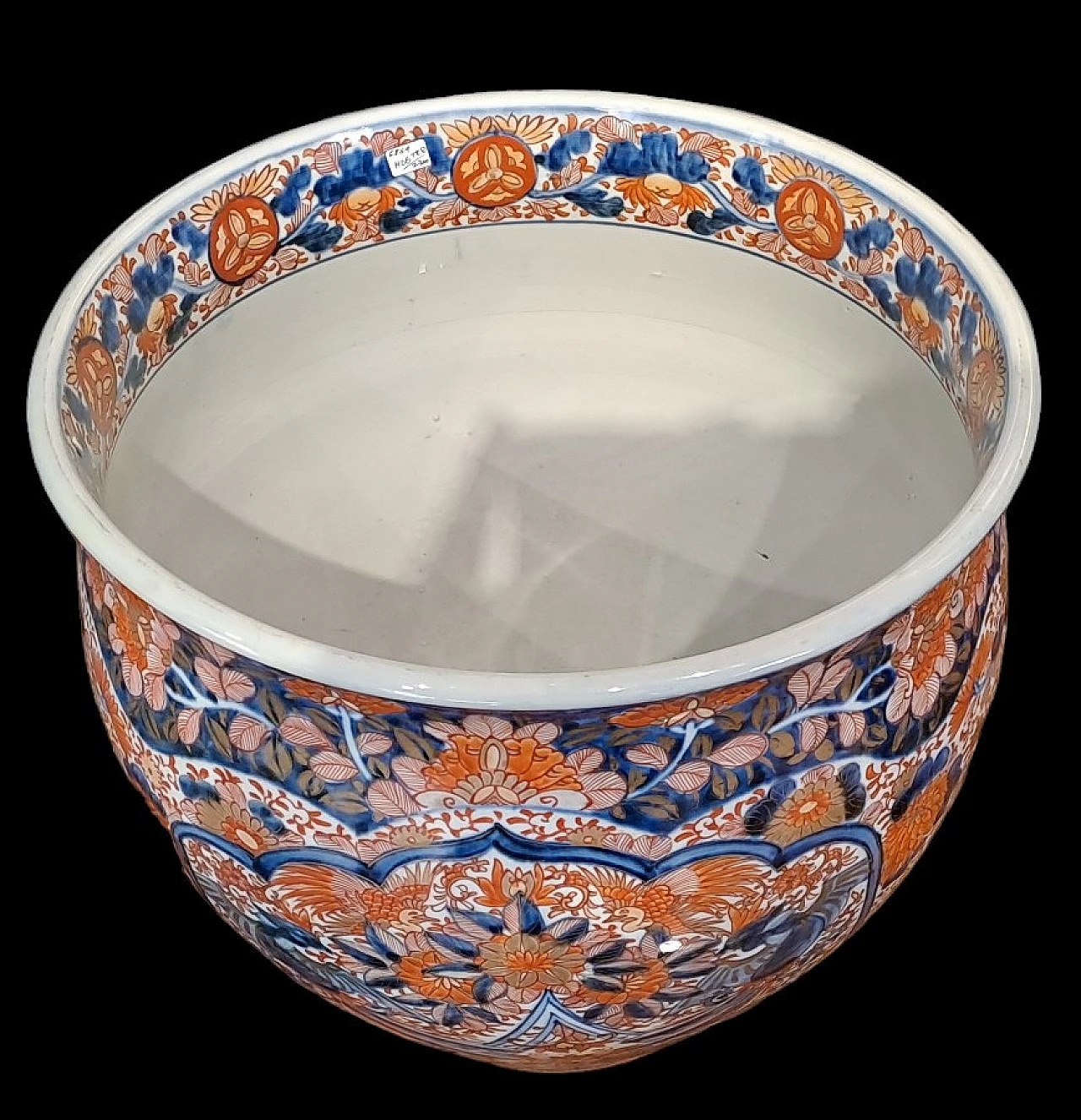 Large Imari Cachepot in japanese ceramic, 19th century 3