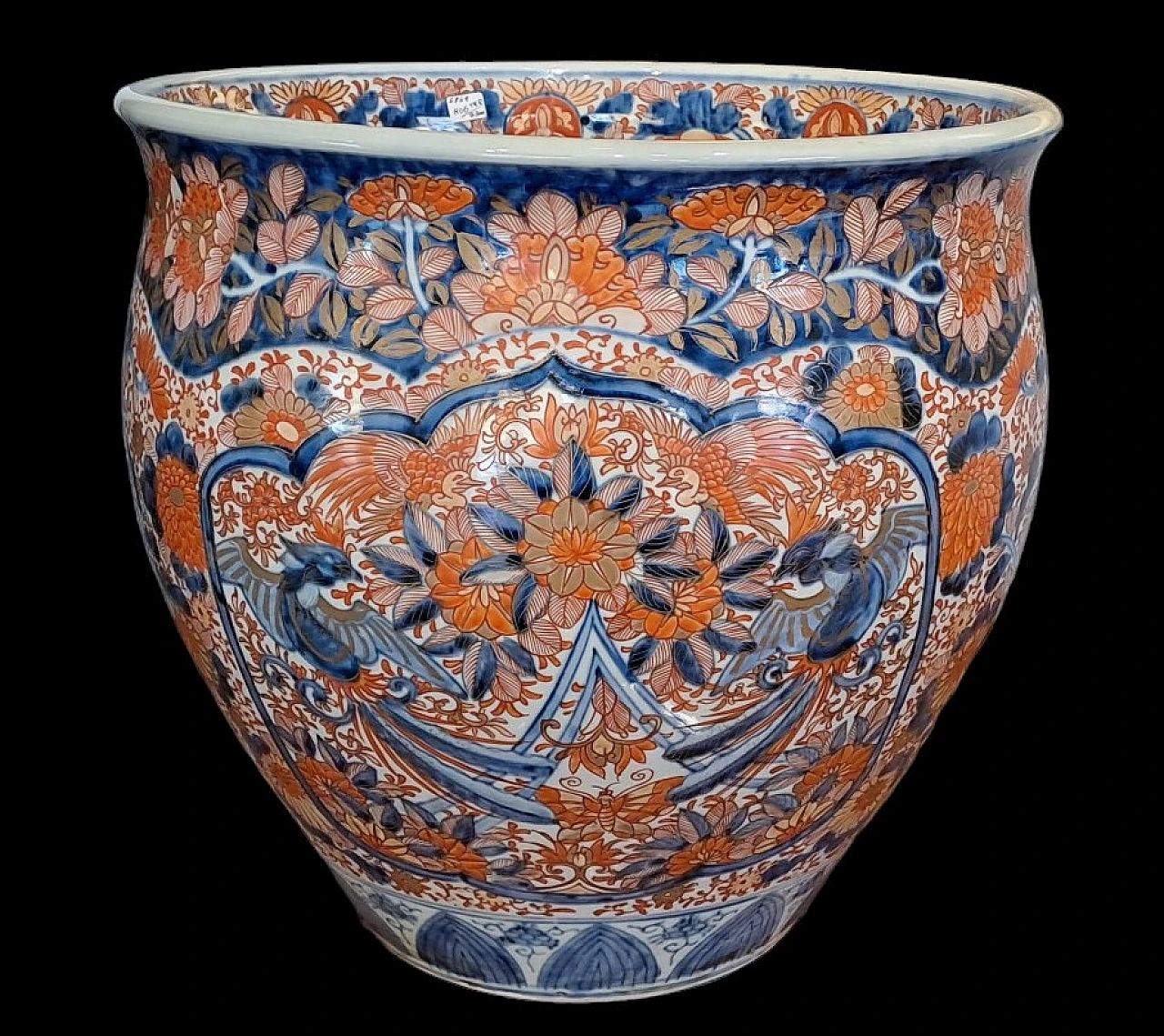 Large Imari Cachepot in japanese ceramic, 19th century 7