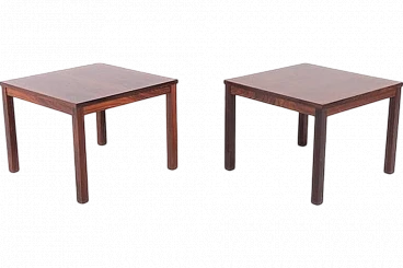 Danish Side Tables in Rosewood from Gangso Mobler, 1970s, Set of 2