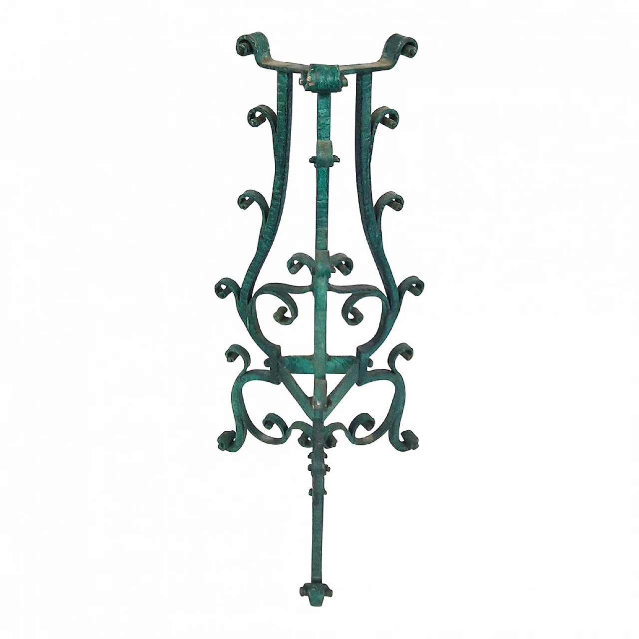 Wrought iron vase holder 4