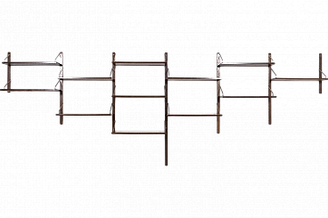 Vintage Danish Modular Wall Shelving by Poul Cadovius, 1960s