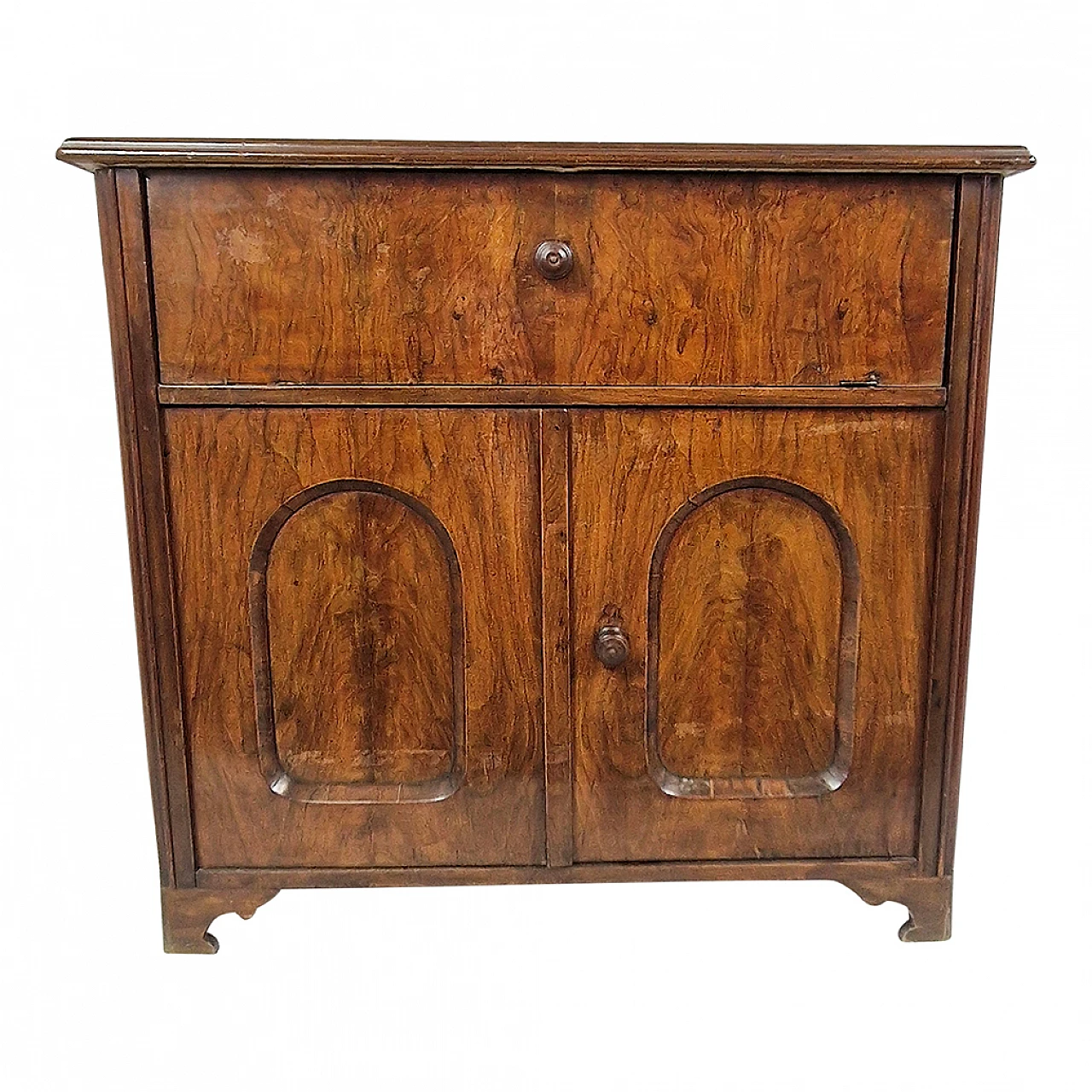 Two-door walnut sideboard, 19th century 1