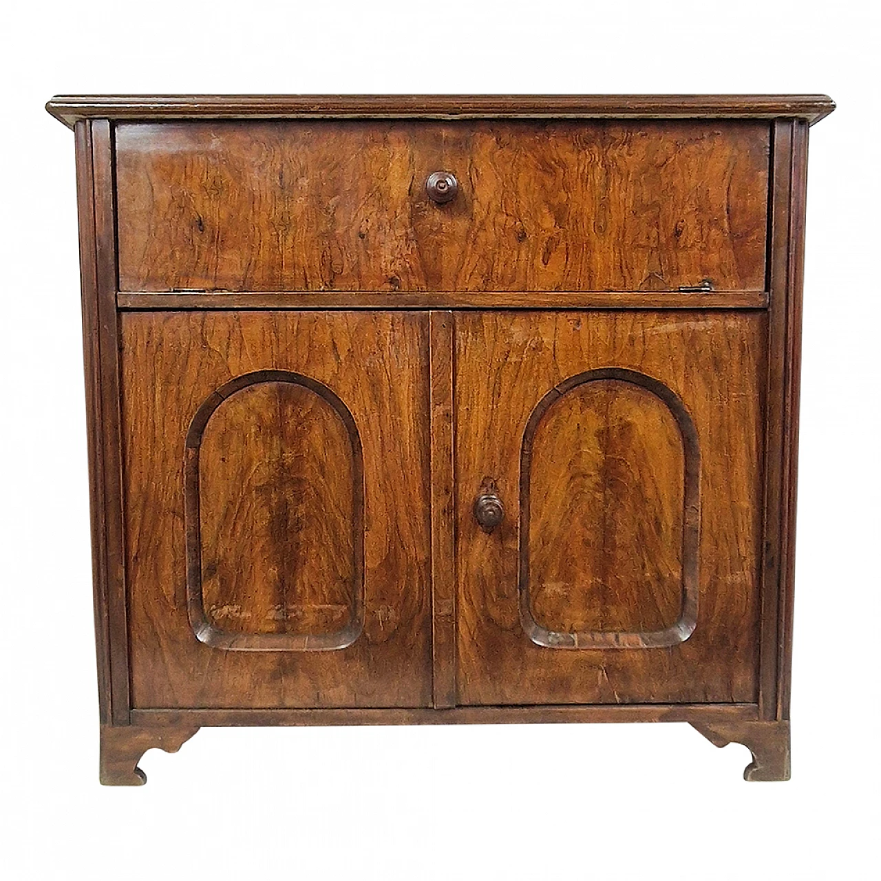 Two-door walnut sideboard, 19th century 2