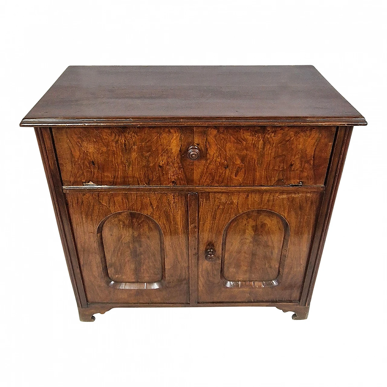 Two-door walnut sideboard, 19th century 3