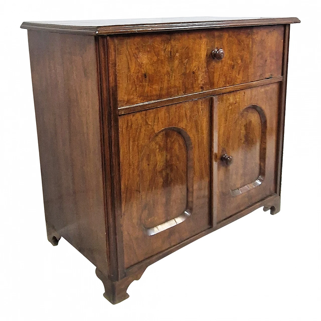 Two-door walnut sideboard, 19th century 5