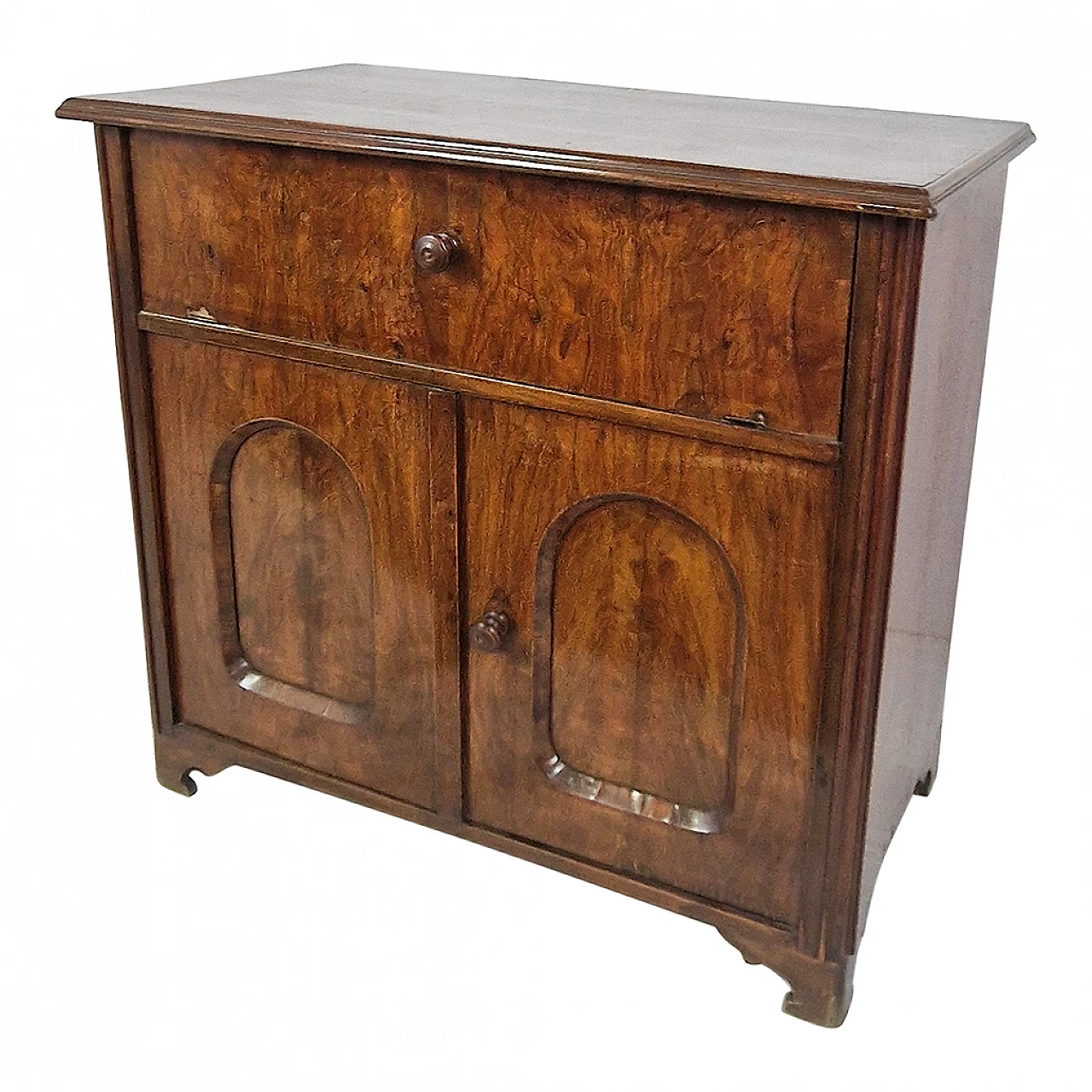 Two-door walnut sideboard, 19th century 6