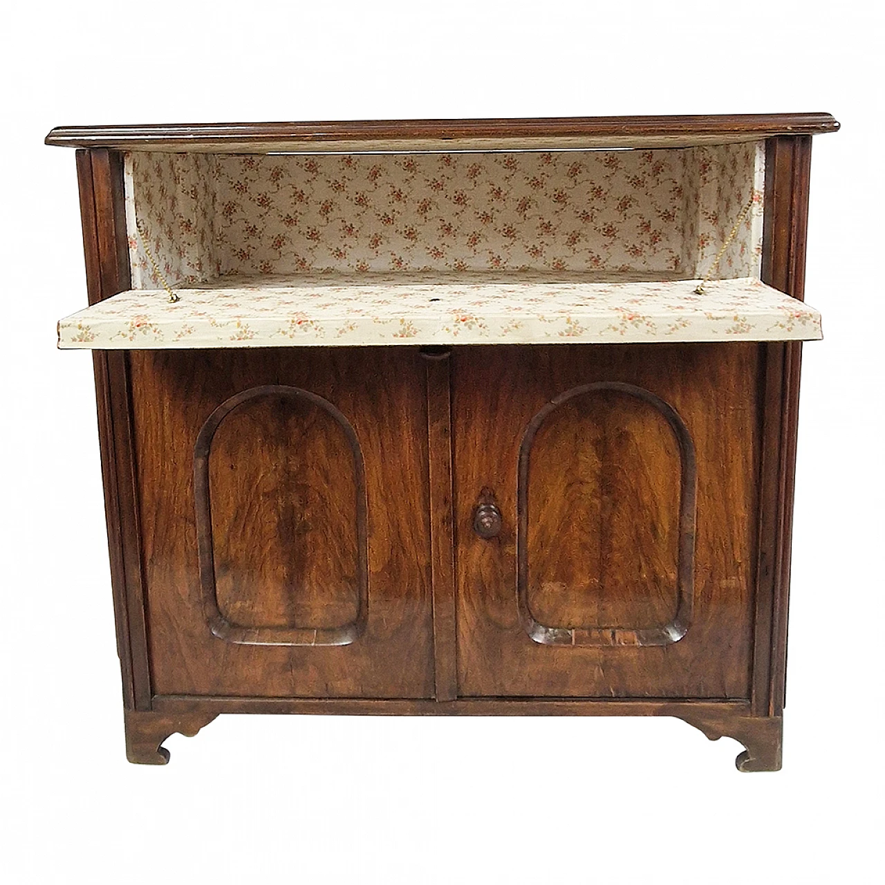 Two-door walnut sideboard, 19th century 9