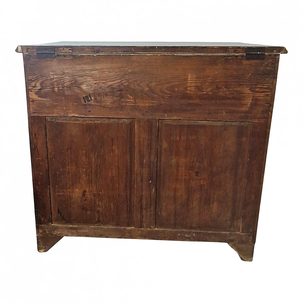 Two-door walnut sideboard, 19th century 10