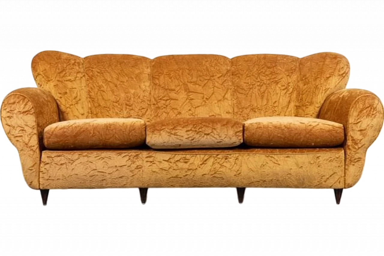 Mid-Century Italian Sofa from Furnishings Borsani, 1940s 10