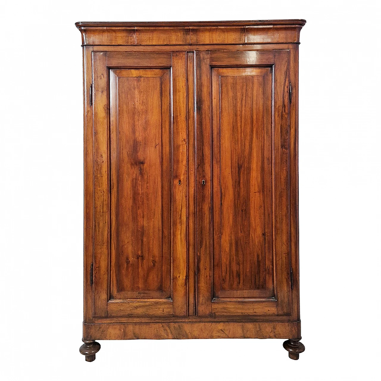 Louis Philippe wardrobe in walnut, 19th century 2