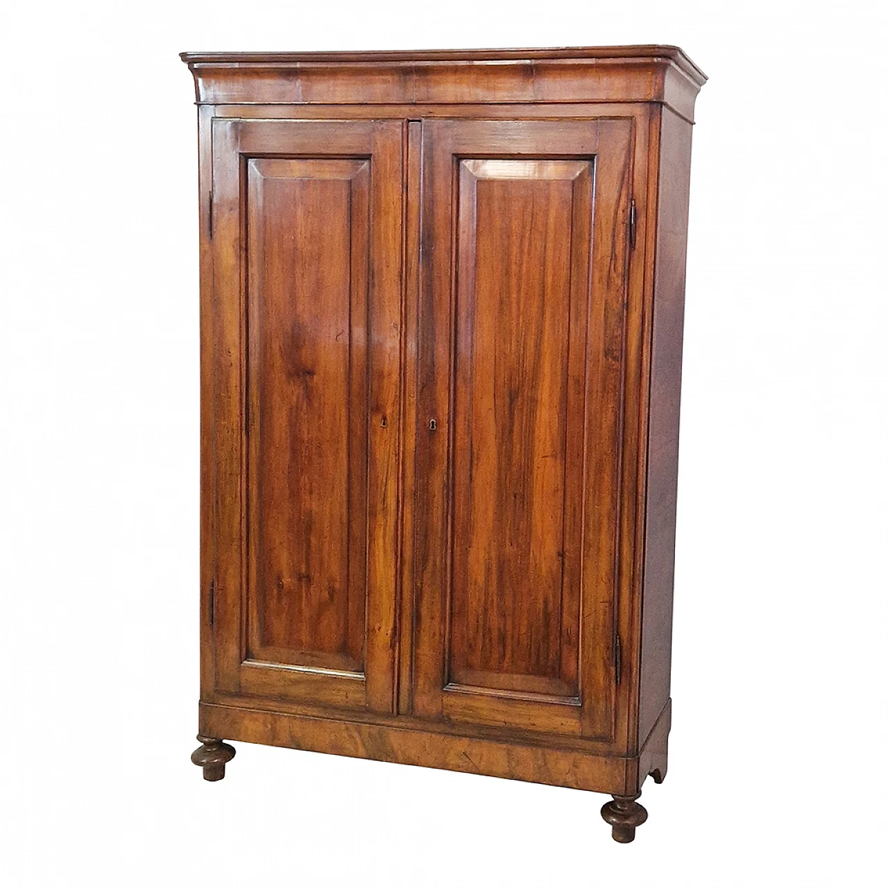 Louis Philippe wardrobe in walnut, 19th century 5