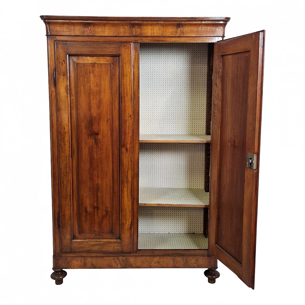 Louis Philippe wardrobe in walnut, 19th century 9