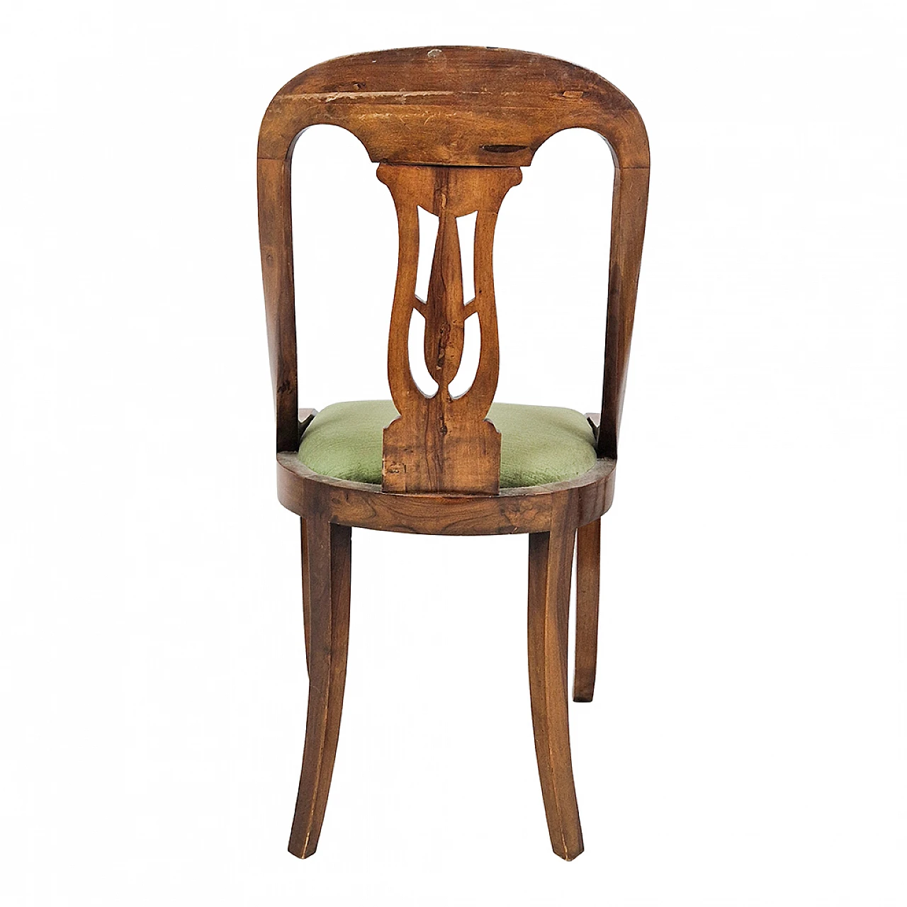 Pair of walnut gondola chairs, second half of the 19th century 5